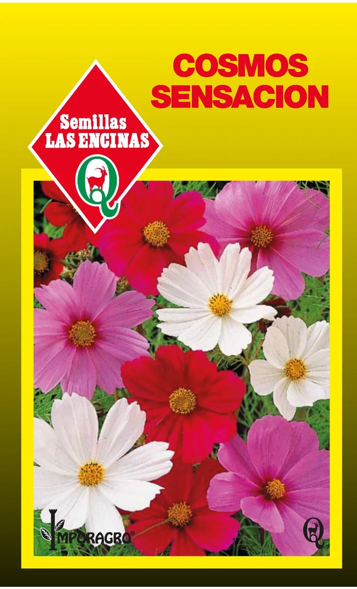 Semillas de Cosmos Sensacion - Sobre para Huerto - Calidad Tradicional para Huerto en Chile