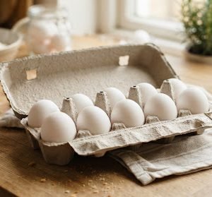 Huevos blancos medianos