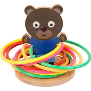 Juguete Tiro Argollas Anillos De Encaje Montessori Oso - Juguete Didáctico de Madera en Chile