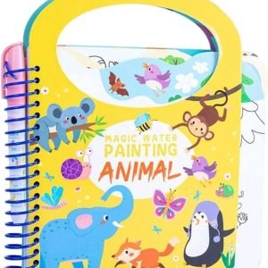 Libro Para Pintar Al Agua Niños Pequeños Montessori Animales - Juguete Didáctico de Madera en Chile