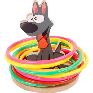 Juguete Tiro Argollas Anillos De Encaje Montessori Perro - Juguete Didáctico de Madera en Chile