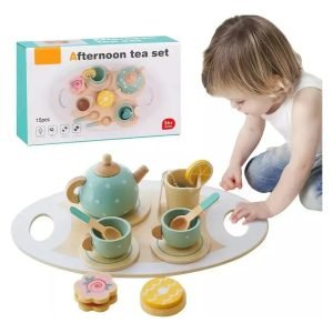 Juego Tazas De Té Madera Niños Juguete Didáctico Montessori - Juguete Didáctico de Madera en Chile