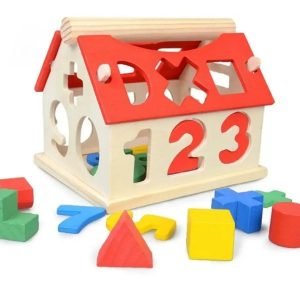 Juguete Encaje Casa Madera Con Números Didáctico Montessori - Juguete Didáctico de Madera en Chile