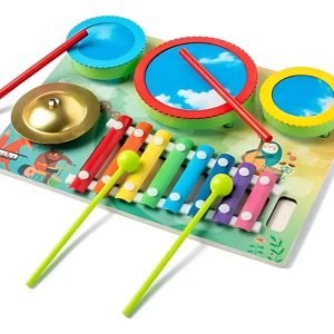 Juguete Xilofono Mas Percusion Montessori Multicolor - Juguete Didáctico de Madera en Chile