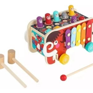 Juguete Didáctico De Madera Para Bebes Pega Topo Montessori - Juguete Didáctico de Madera en Chile